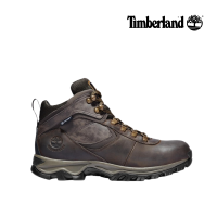 Timberland Mens Mt. Maddsen Mid Lace Up Waterproof Hiking Boot Brown Leather with Metal eyelets