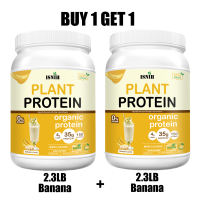 ISNIH Plant Based Protein Powder Organic Plant Protein Powder Enhance Energy Post Workout Fast Recovery Vegan Protein Powder Supplement for Men and Women