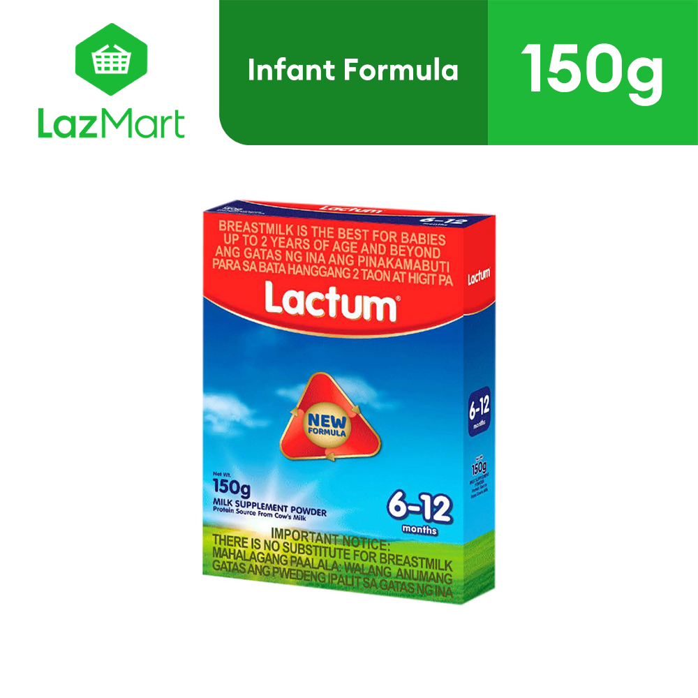 Lactum for 6-12 Months Old Infant Formula Powder Bag in Box 150g