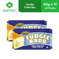 Fudgee Barr Vanilla 41g x 10 - Pack of 2