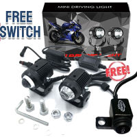 Mini Driving Light High and Low Yellow / White LED Aniti Fog For Cars / Motorcycle Korean Led Chip
