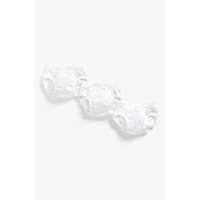 Mothercare White Trainer Pants (Medium) - 3 Pack