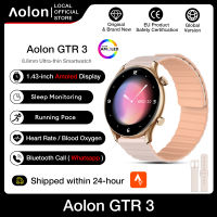 Aolon GTR3 Smart Watch AOD Amoled Bluetooth Call Long Battery Life IP68 Smartwatch For Men