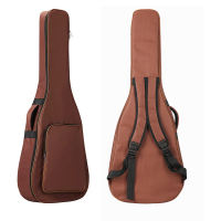 Guitar Bag 42 In 6 Pockets Guitar Case Water Resistent Oxford Cloth 10cm Thick Sponge Padded for Acoustic Classical Guitar