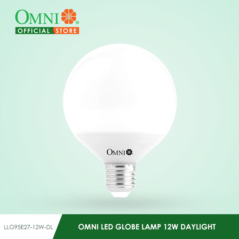 OMNI LED Globe Lamp 12W Daylight - LLG95E27-12W-DL