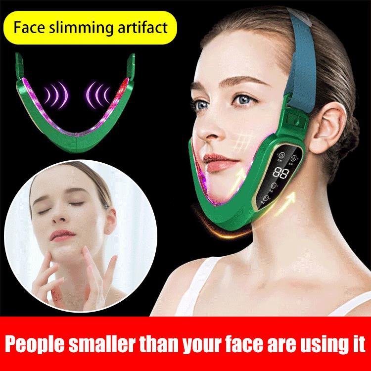Gambar Acurve Vibration V shaped Face Massager Lift and Tighten The Face Slimming Instrument Small V Face Massager Micro vibration Masseter Chin Beauty Instrument