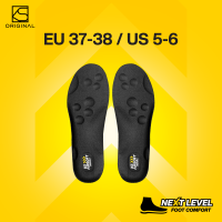 KS AirSoft Insole – Soft Cushion Arch Support Antibacterial Odor Control Breathable Cut-to-Fit Unisex Shoe Insert