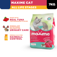 Maxime Cat Food 7KG - For All Life Stages Made w/ Real Tuna for Vision Support Balanced Minerals & Easy Digestion
