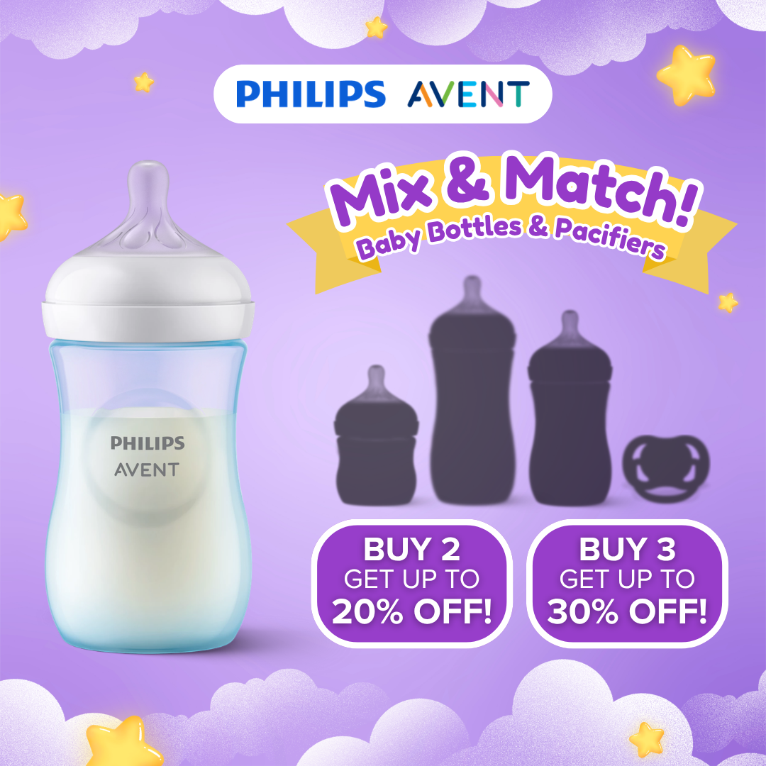 Philips AVENT 9oz Natural Response Baby Bottle Blue