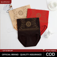 GUKOO Set of 3 Seamless Tummy Waist Shaper Cotton Butt Lifting Panties Breathable Slimming Body Shaper for Tummy High Waist Waist Trainer Shapewear