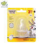 Looney Tunes 2-pc Round-Hole Orthodontic Nipples