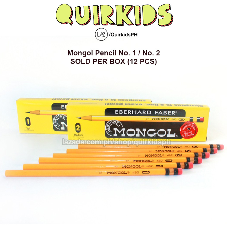 Mongol Pencil No 1 / 2 Per Box Writing