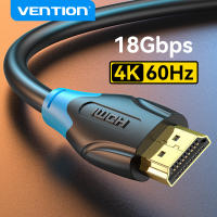 Vention HDMI Cable 4K 60Hz HDMI 2.0 Male to Male Cord 3D High Speed for Laptop PC Smart box PS5 PS4 Switch to TV Display Monitor Connector Projector HDMI to HDMI Cable