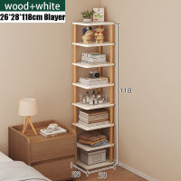 Magic Home Corner Storage Rack Floor narrower high Space Savers Bedside Shelf Bedroom living room study room simple multilayer bookshelf organisers