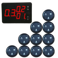 Waiter Call System Restaurant Call Bell Button Restaurant Table Pager Wireless Calling System for Bar Cafe Customer Save Labor Cost