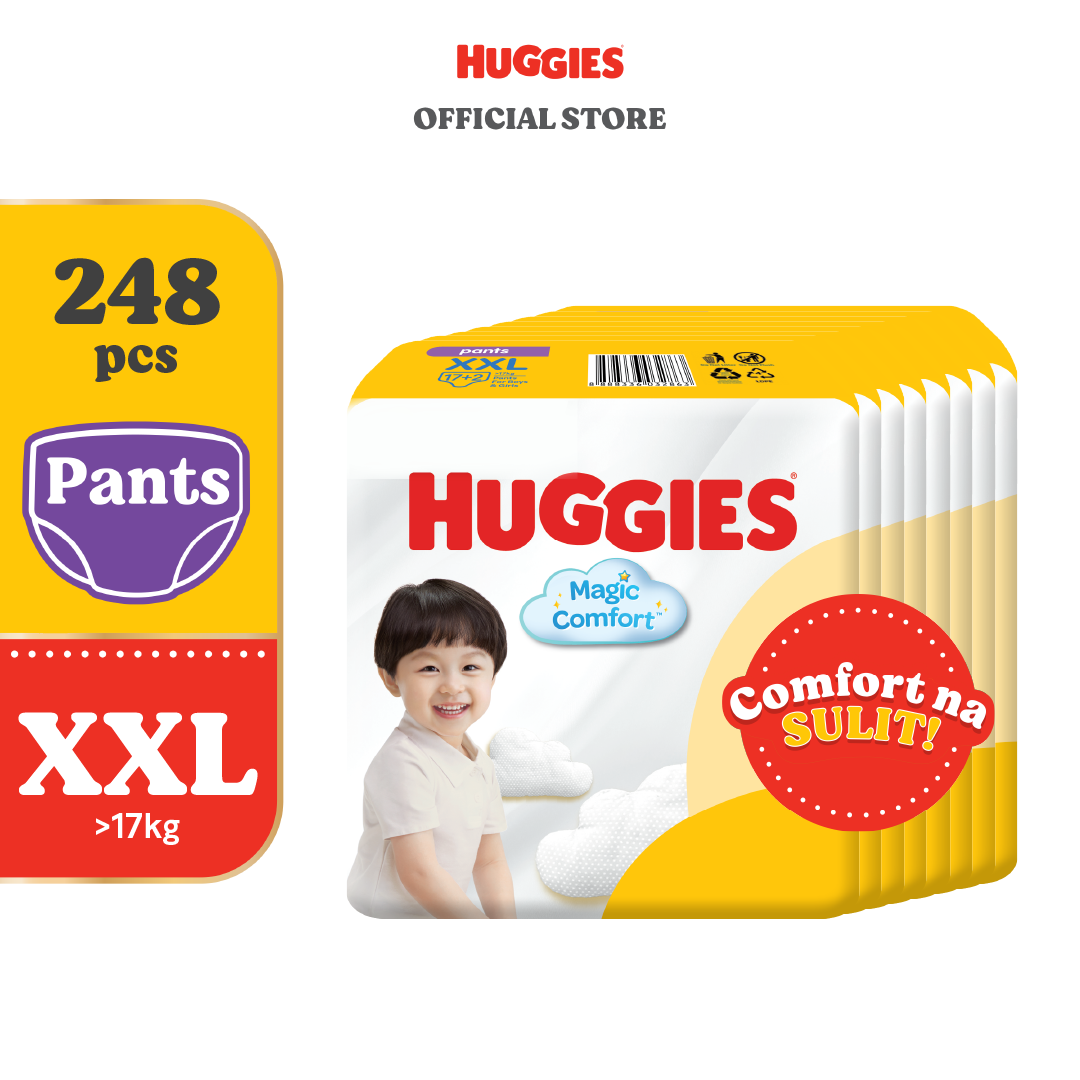 Huggies Magic Comfort Pants XXL - 31 pcs x 8 packs (248 pcs)