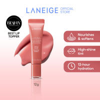 LANEIGE Glaze Craze Tinted Lip Serum 12g – Hydrating glossy lip serum with Ceramide & Peptides to nourish smooth and deeply moisturize dry lips while delivering high-shine finish and sheer buildable tint for soft plump glossy and healthy-looking lips