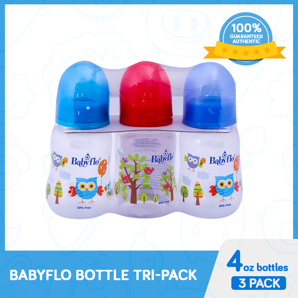 Babyflo Bottle Tri-Pack 4oz
