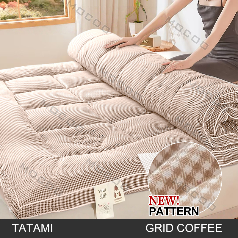 Bestseller Foldable Mattress Foam Size Single Double Queen King Full Filling 10cm Thickness Crawling Mat Home/Dormitory/Student Mattress Tatami