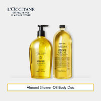 OCTOBER EXCLUSIVE BUNDLE | LOccitane Almond Shower Oil Body Set (500ml Refill) (500ml Body Wash)