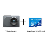 YI Smart Dash Cam for Car with ADAS 2.7 Inch Screen Full HD 1080P 60fps 165 Degree  Car DVR Dash Camera with G-Sensor Micro SD Card 32GB Memory