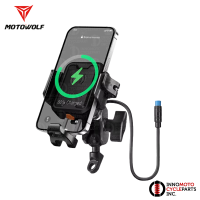Motowolf MH1 V8 Motorcycle Phone Holder with Shock Absorber and Fast Release for Universal Motorcycles