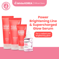 iWhite Korea Power Brightening & Glow Serum Bundle (Facial Wash Toner Moisturizer Serum)