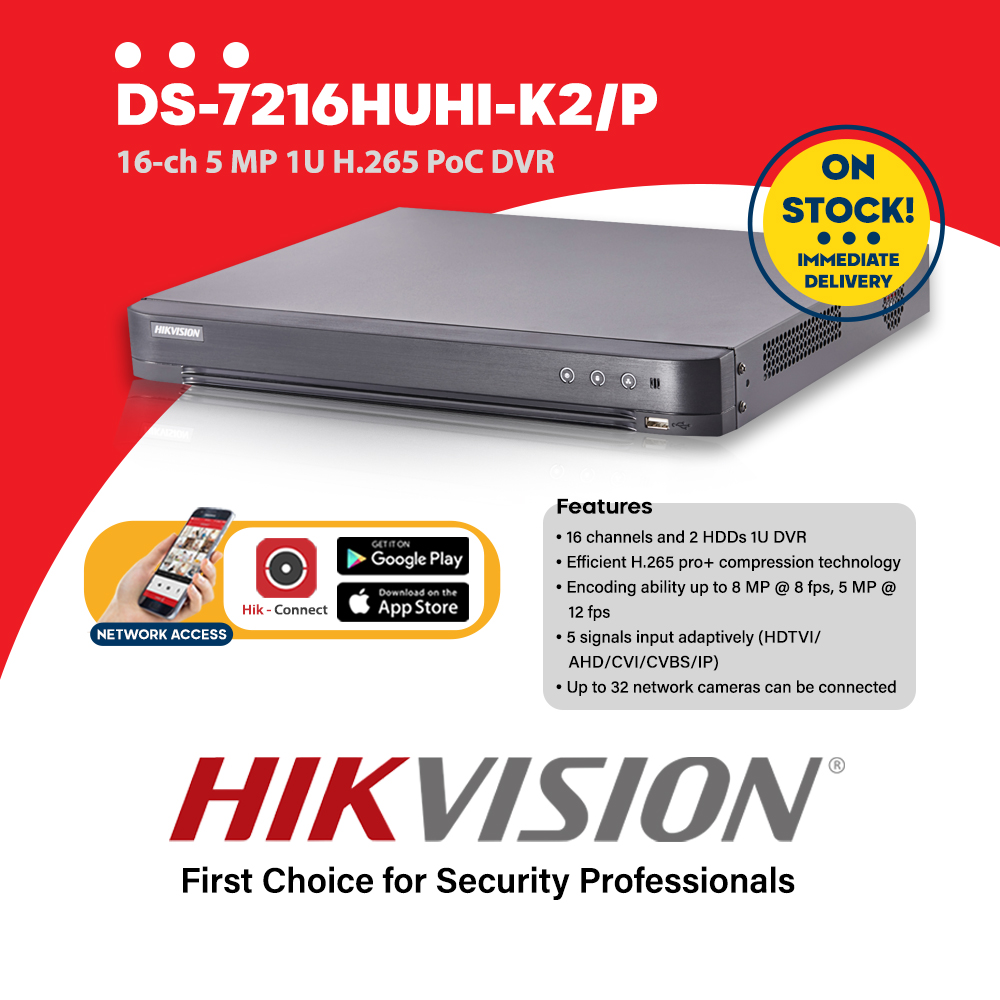 Hikvision Ds 7216huhi K2 P 16 Channel Turbo Hd Dvr Review And Price