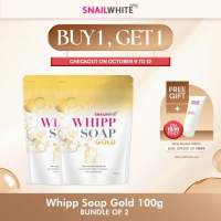 SNAILWHITE Whipp Soap Gold 100g Bundle of 2