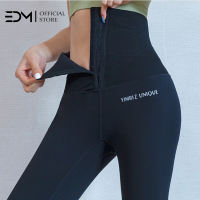 EDM 【Free Shipping】Womens High Waist Yoga Leggings Fitness Jogger Pants Workout Outfit Exercise Clothes Shaper Pants for Slimming Abdomen and Skinning S-4XL