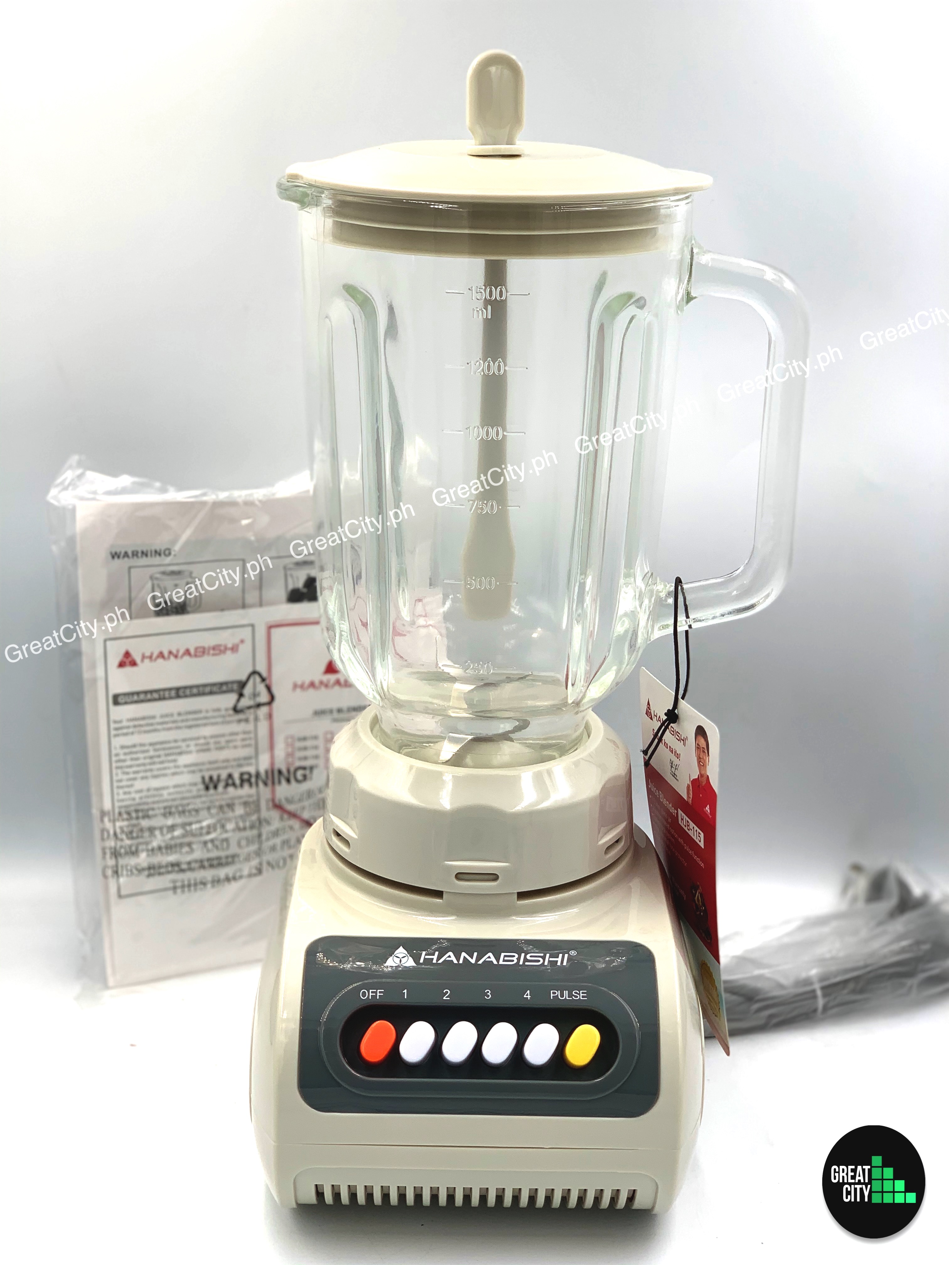Hanabishi Super Blender 1.5 Liters HJB 115 review and price