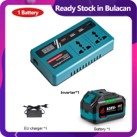 🔥Bulacan Stock🔥300W Power Inverter To AC 220V Inverter Adapter Power Supply Inverter For Home Appliances 21V Battery Charger For Makita 18V Battery