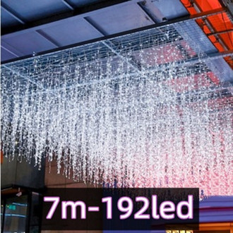 ALLEYU Christmas lights Festival Lights Icicle Lighting Led Curtain String lights Party Garden Eaves Outdoor Decoration