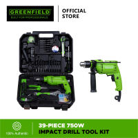 Greenfield 39-Piece 750W Impact Drill Tool Kit - Power Tools/Home Improvement