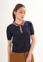 Plains & Prints Fixy Short Sleeve Top