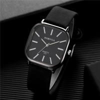 Fashion Relos Square Leather Belt Men Women Watch for Women Couple Watches Simple Elegant Ins Style Quartz Watch Unisex