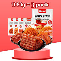 BIBIZAN 4 in 1 Latiao Snack Mixed Spicy Strips Stick Cube  Snacks Chinese Food 360g