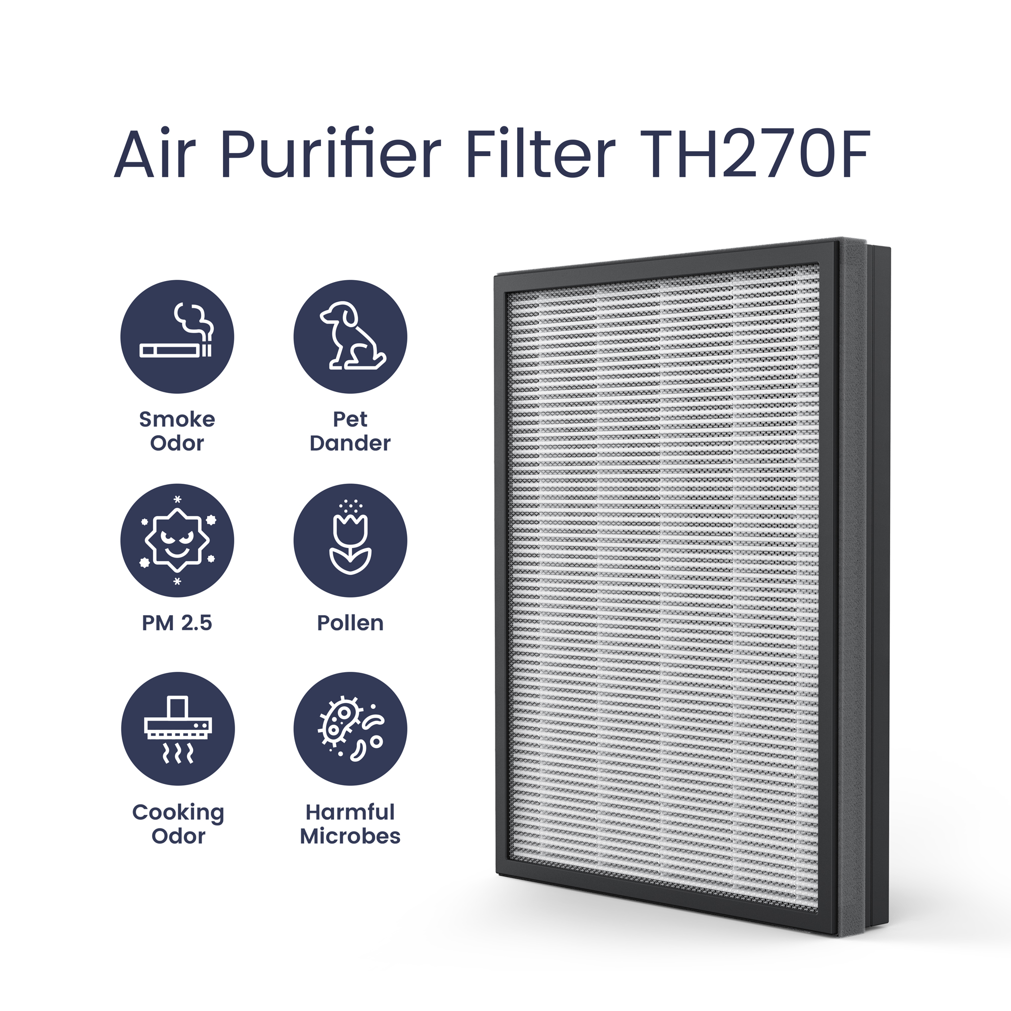 TCL AEROPURE 40sqm Air Purifierwith HEPA Filter H3 Coconut