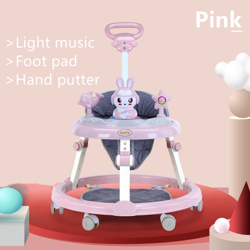 BABY WALKER Adjustable and Safety Learning Walker ( RABBIT) with free battery