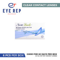 New Look Disposable Clear UV-52 Contact Lenses (For 60 Days) (6pcs/Box) | EYE REP Express