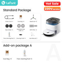 Lefant M3 Robot Vacuum Cleaner For Home 12000pa 3in1 Self-Cleaning Smart Floor Cleaner For Pet Hair