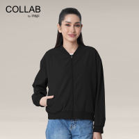 COLLAB by Inspi Korean-Style Cropped Bomber Jacket For Men Full Zipper with Pocket For Women Motorcycle Jacket Collection Korean Style