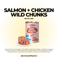 Wild Cat Premium Wild Chunks Cat Wet Food Can Organic Cat Wet Food Meal Topper Wet Food Chunks