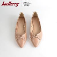 Baellerry Pointed Toe Office And School High Quality PU Leather Soft Comfortable Flat Shoes For Women (less 1 size)