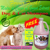 Madre de cacao dog & cat shampoo bundle