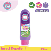 Bite Block Kids Insect Repellent Lotion . DEET-free hypoallergenic non-greasy powder scent