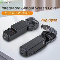 Sunnylife Integrated Gimbal Cover for DJI Osmo Pocket 3 Camera Protector with Lens Screen Cover Flip Design Shockproof Case for Travel Vlog Use