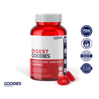 GOODIES NUTRITION Apple Cider Vinegar Gummies – Digest Goodies – 1 bottle (60 Gummies) - Supports Debloat & Weight Loss