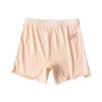 LJMOFA Girls Safety Shorts Middle Elastic Soft Breathable Daily Inner Pants for Kids