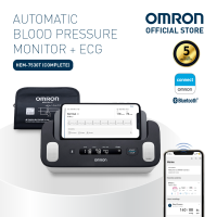 Omron Blood Pressure Monitor BPM Machine Automatic Digital Upper Arm Complete BPM + ECG HEM-7530T with Bluetooth